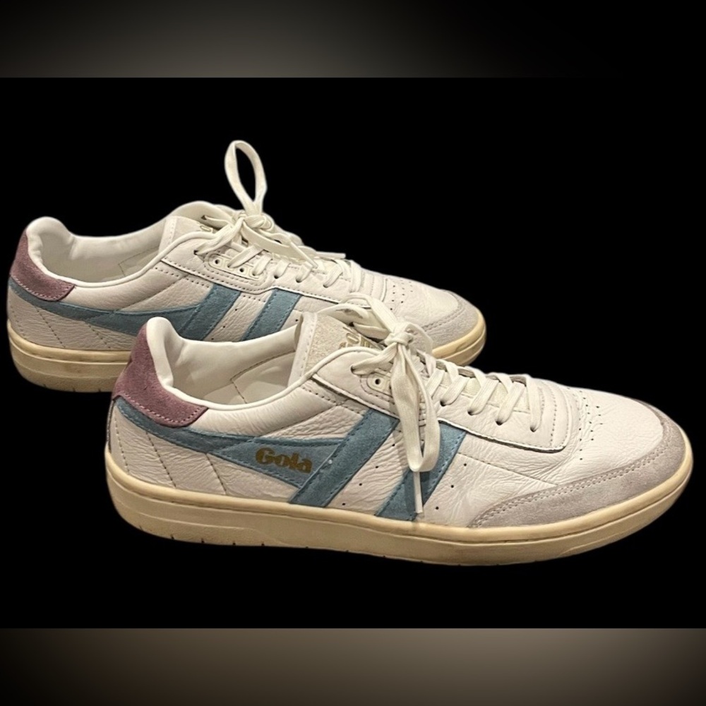 Gola Classics Women's Falcon Sneakers Women’s Blue White Purple Suede Size 9